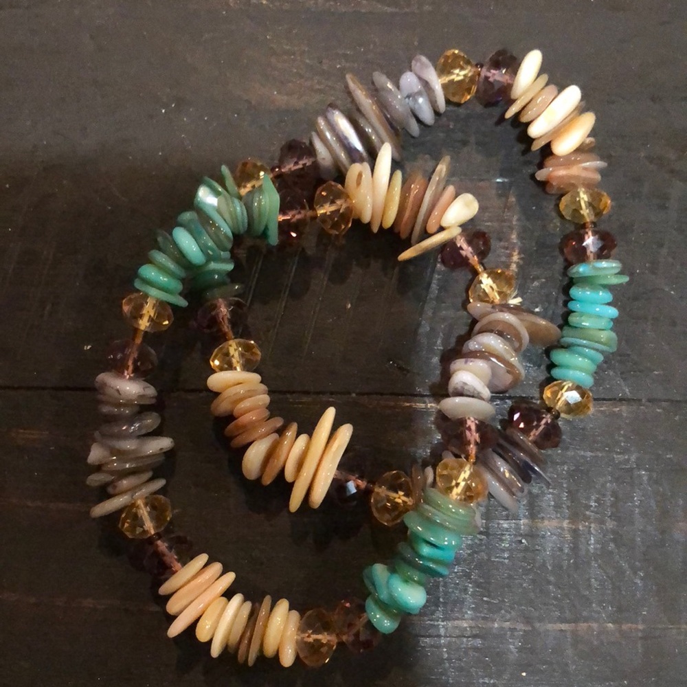 Beaded bracelet set